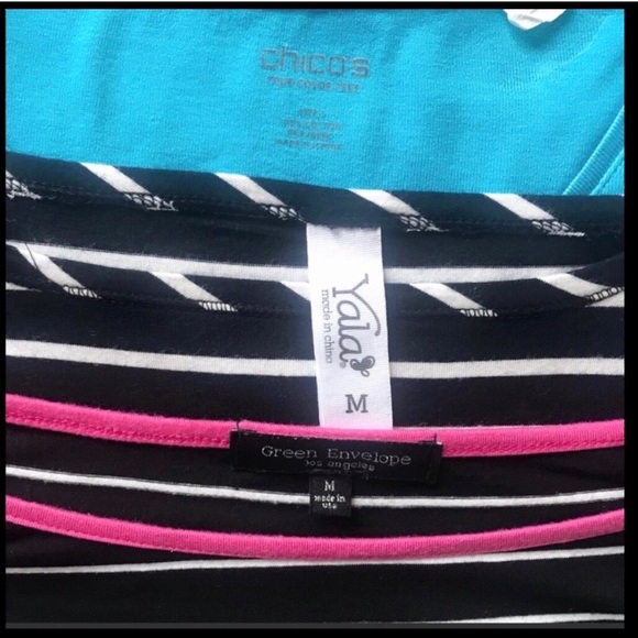 3 Great Summer Tops for the Price of 1! Yala, Chico’s, Green Envelope, Medium - Picture 6 of 7